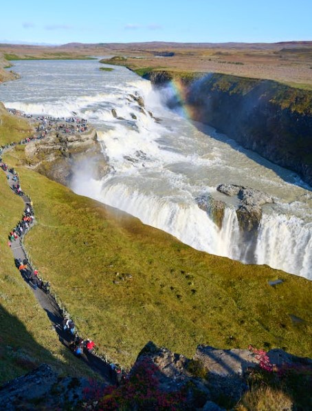 cascada gullfoss ruta de 7 días en Islandia